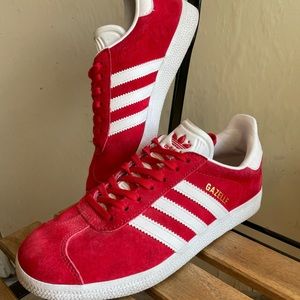 Adidas Red Gazelle shoes